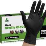 Black Nitrile Disposable Gloves